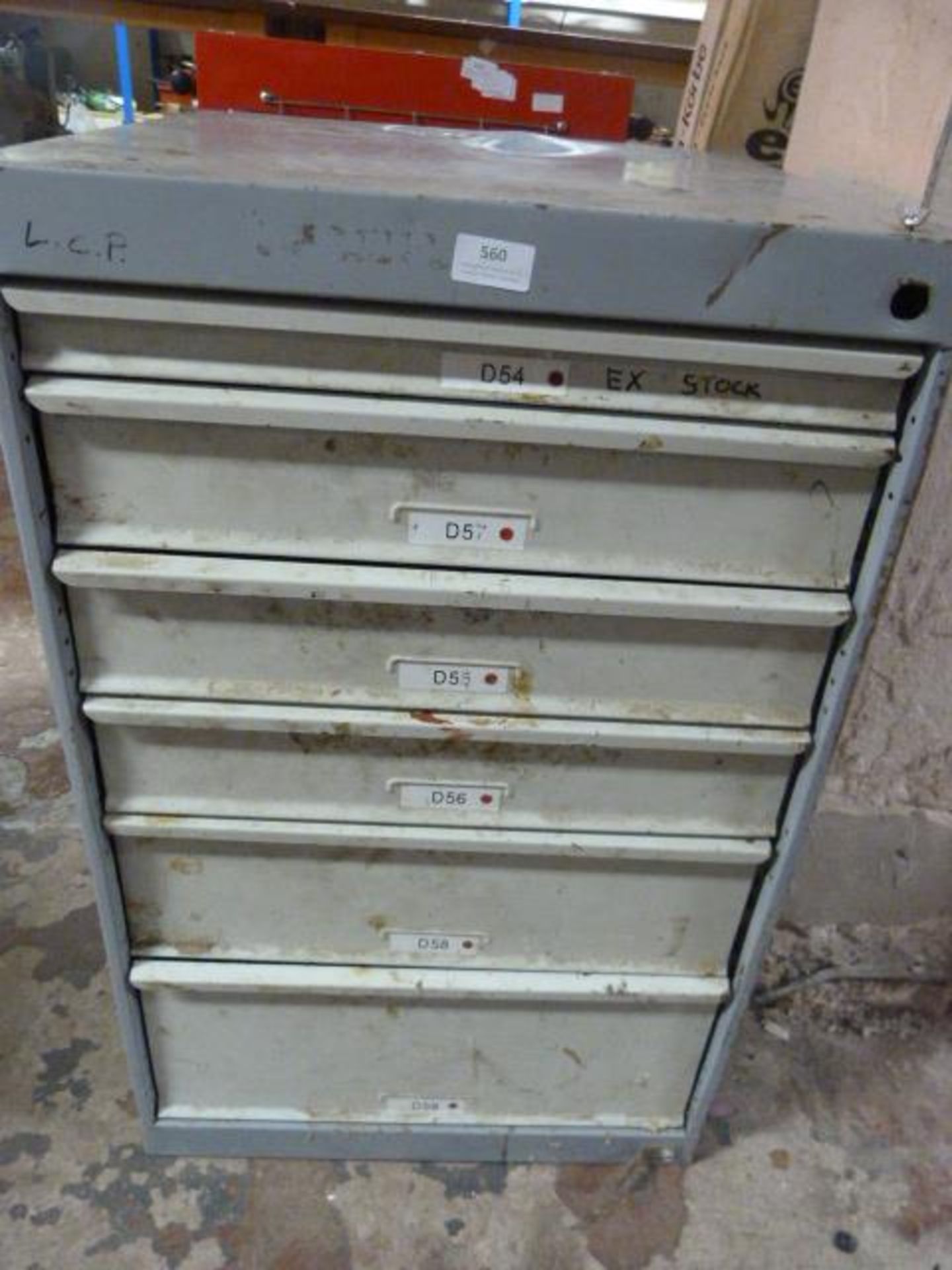 Six Drawer Metal Tool Chest