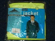 Portwest Rain Jacket (Yellow) Size: XL