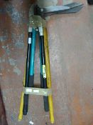 Two Sets of Edging Tools and Telescopic Shears