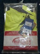 Portwest Bizflame Hi-Vis Jacket (Yellow/Navy) Size: XL