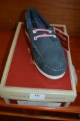 Catesby Ladies Moccasins (Navy) Size: 6