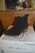 Silver Street Ladies Ankle Boots (Brown & Navy) Si