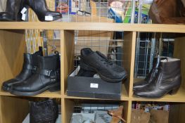 Three Pairs of Gents Boots and Shoes Size: 9