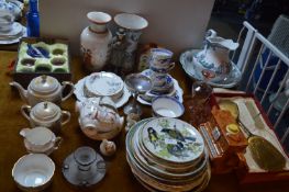 Oriental Pots, Part Tea Sets, Jug & Bowl, Dressing