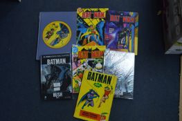 Seven Batman Hardback Books and Graphic Novels