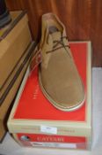 Catesby Gents Suede Ankle Boots (Tan) Size: 10