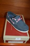 Catesby Ladies Moccasins (Navy) Size: 4