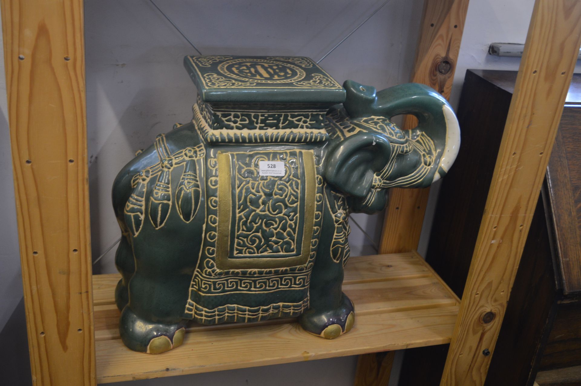 Pottery Elephant Stool