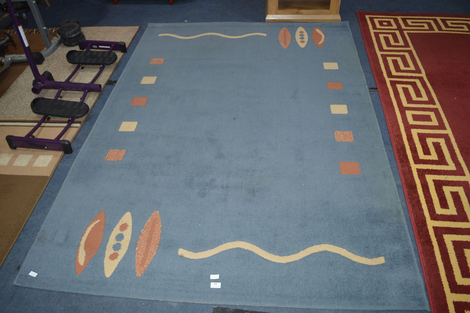 Blue Rug 7'6" x 5'3"