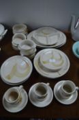 Part Retro Dinner Service (25 Pieces)