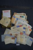 Stamps in Glassine Envelopes and Stamped Letters, etc.