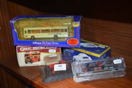 Diecast Buses, Police Cars, etc.