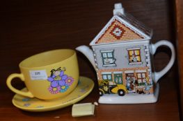 Ringtons Novelty Teapot and a Top Mum Cup & Saucer