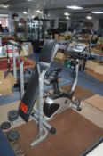 Crane Sports Exercise Bike plus Pro Power Bench with Weights