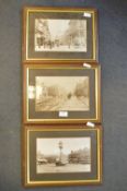 Three Vintage Framed Photographs