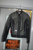 Ladies Faux Leather Jacket Size: 10 by Arabella and Addison