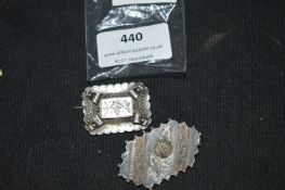 Two Silver Brooches