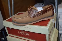 Catesby Ladies Moccasins (Tan) Size: 7