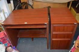 Bulldog Office Furniture Desk and Cabinet