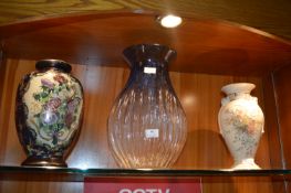Three Ornamental Vases