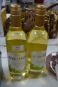 Two Bottles of Echo Falls California White Wine