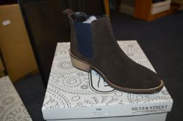 Silver Street Ladies Ankle Boots (Brown & Navy) Si