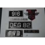 Six Motoring Bus/Coach Plates and Badges