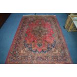 Large Red Eastern Rug 294x205cm
