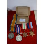 Four Medals Including East Yorkshire WWi, etc.