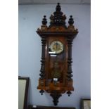 *Wood Cased Pendulum Wall Clock