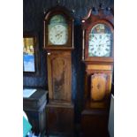 30 Day Longcase Clock with Oil Painted Maritime Face