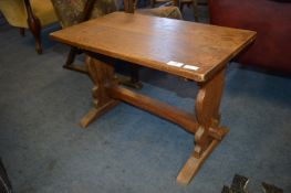 Small Pegged Oak Occasional Table