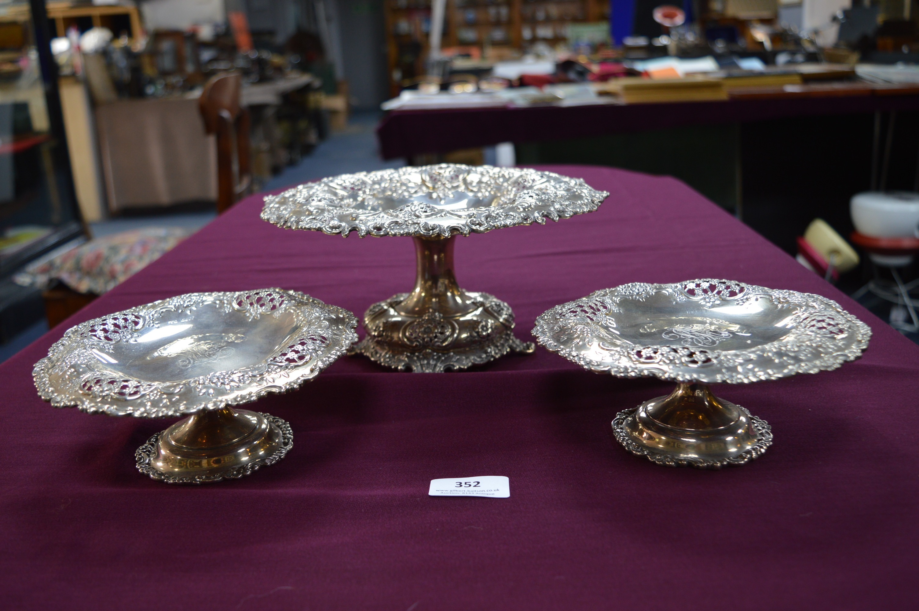 Trio of Tiffany Silver Dishes - Image 3 of 4