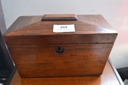 Mahogany Tea Caddy