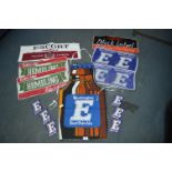 Worthington E Apron, Beer Mats and Bar Towels etc.