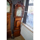 C. Fox of Beverley 30 Day Longcase Clock with Enameled Face