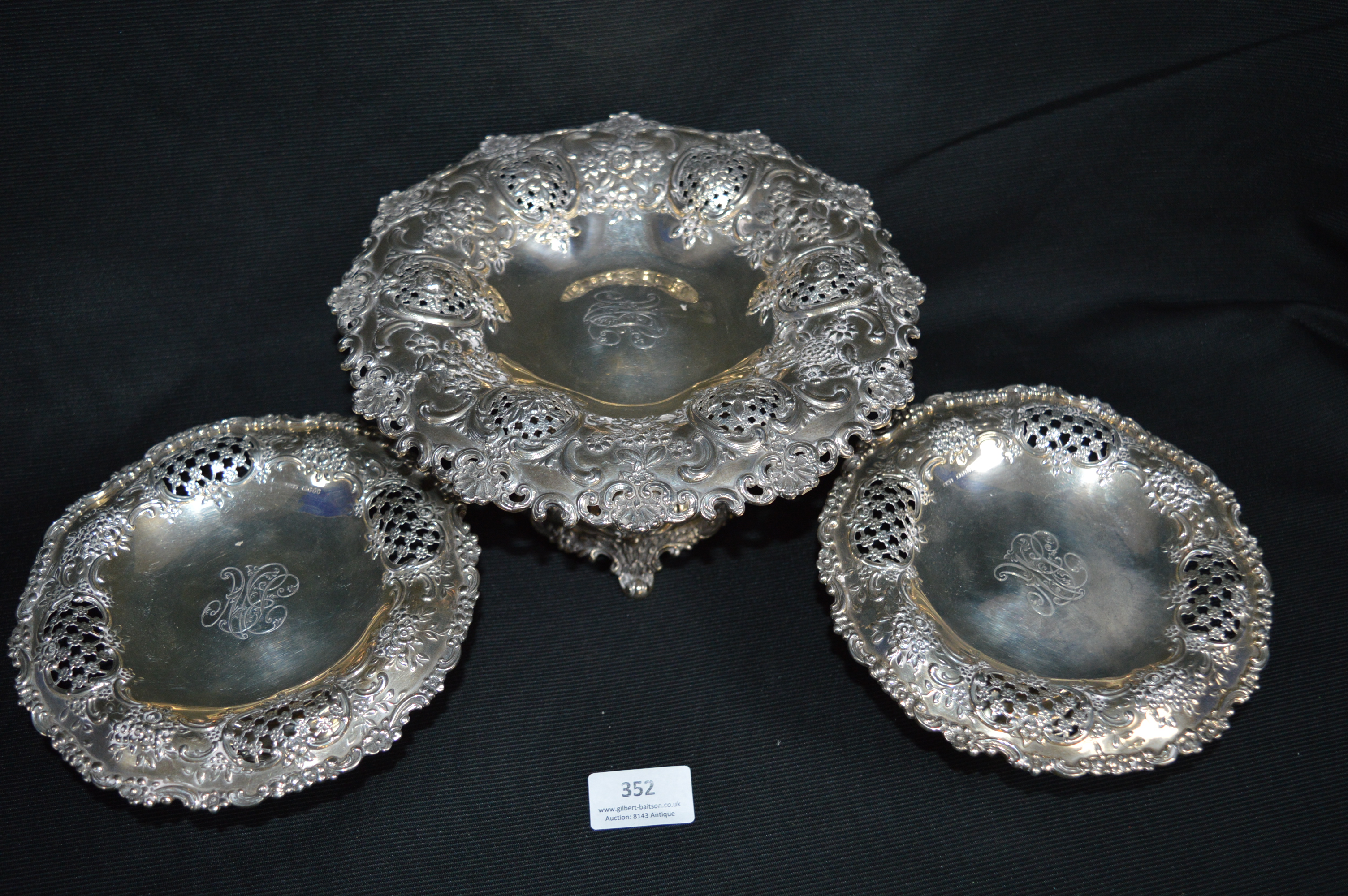 Trio of Tiffany Silver Dishes - Image 4 of 4