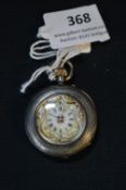 French Silver Ladies Pocket Watch 1897
