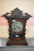 Mahogany Cased Victorian Mantel Clock