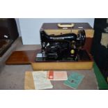 Singer Electric Sewing Machine In Original Case