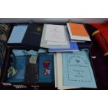 Hull & East Riding Masonic Lodge Case, Aprons, Medals, etc.