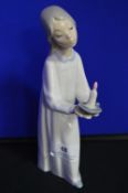 Lladro Figurine of a Girl with Candle