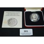 Royal Mint Silver Proof £1 Coin 1983