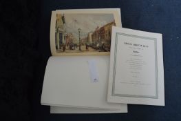 Two Portfolios of Prints - Original Views of London by Thomas Shotter Boys