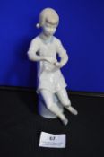 Porcelain Figure of a Young Girl