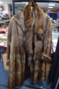 Ladies Fur Coat and Matching Tippet