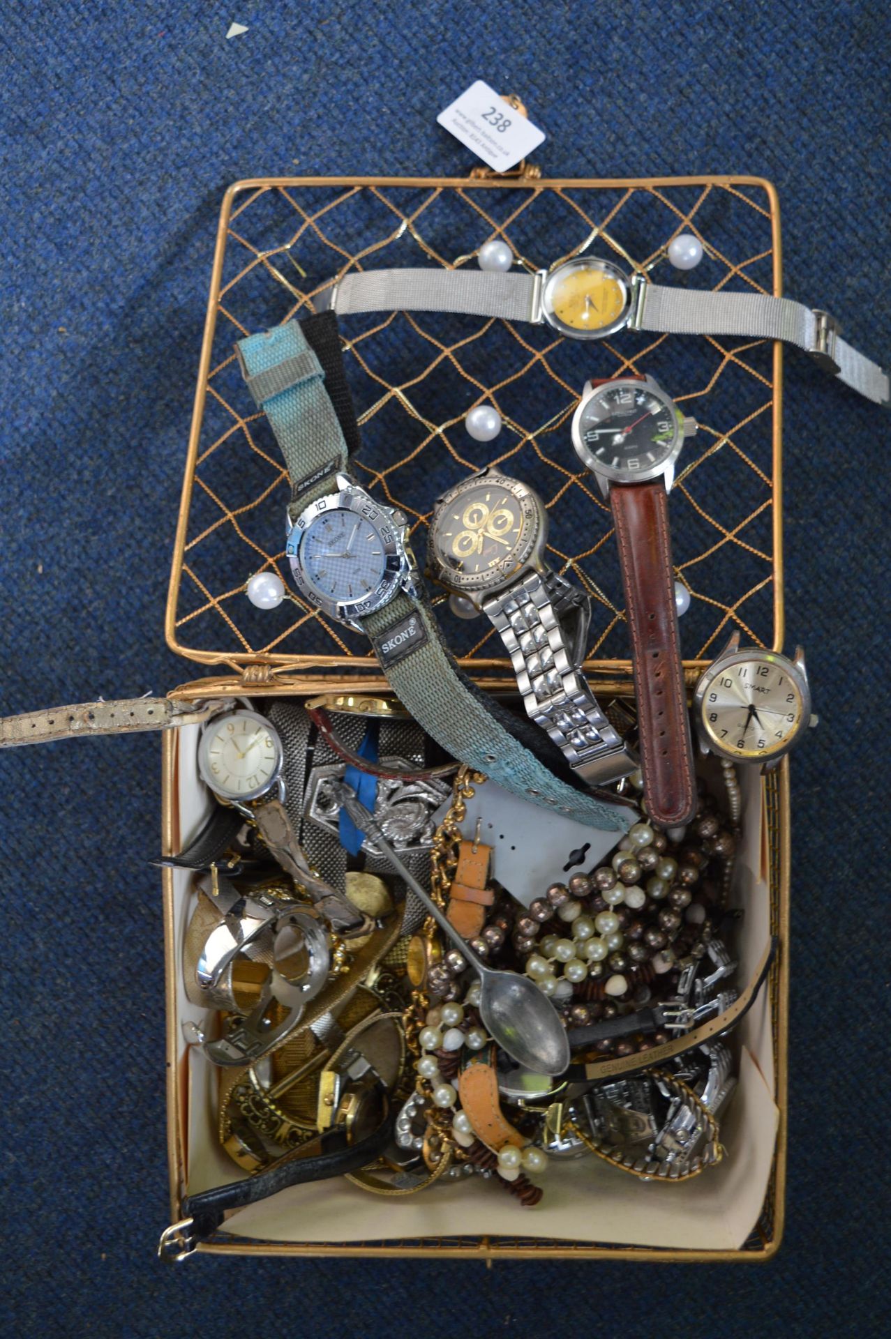 Case of Watches and Costume Jewellery