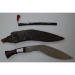 Kukri and a Japanese Knife