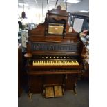 Victorian Pump Organ by Staddon & Punter of Bristol, Retailed by M. Feldman Whitefriargate Hull