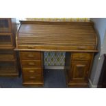 1930's Oak Roll Top Desk